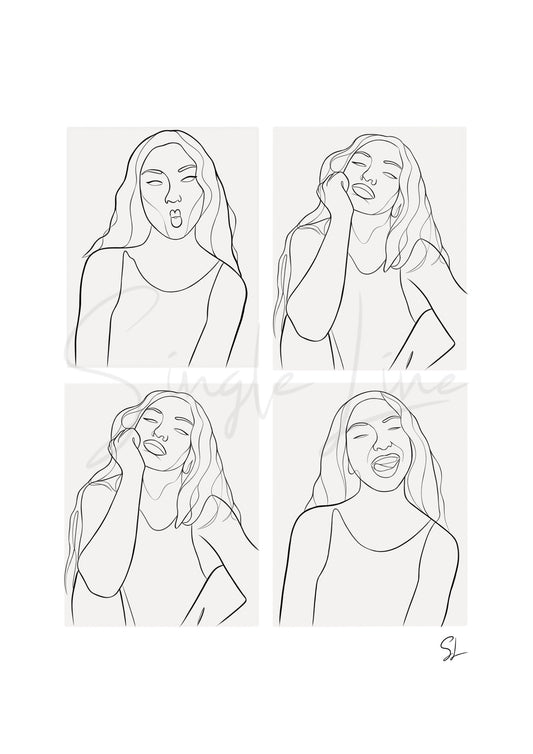 Icône en Quatre Temps